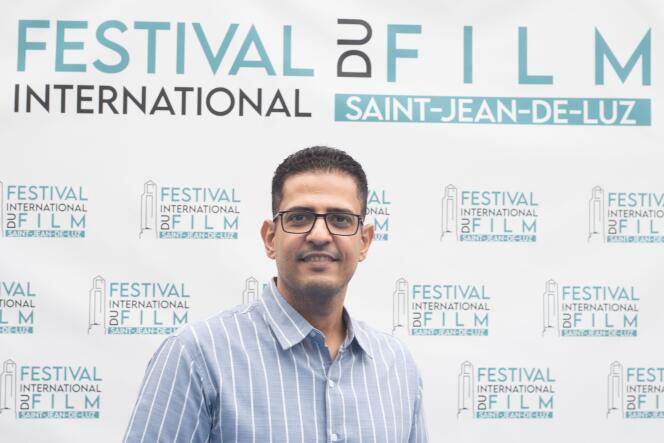 Director Amr Gamal during the Saint-Jean-de-Luz International Film Festival (Pyrénées-Atlantiques), in October 2023.