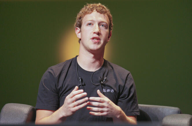 Mark Zuckerberg, in Cannes, in 2010.
