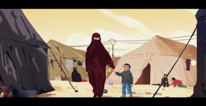Image taken from the documentary “Kylian, 13 years old: life after Daesh”. 