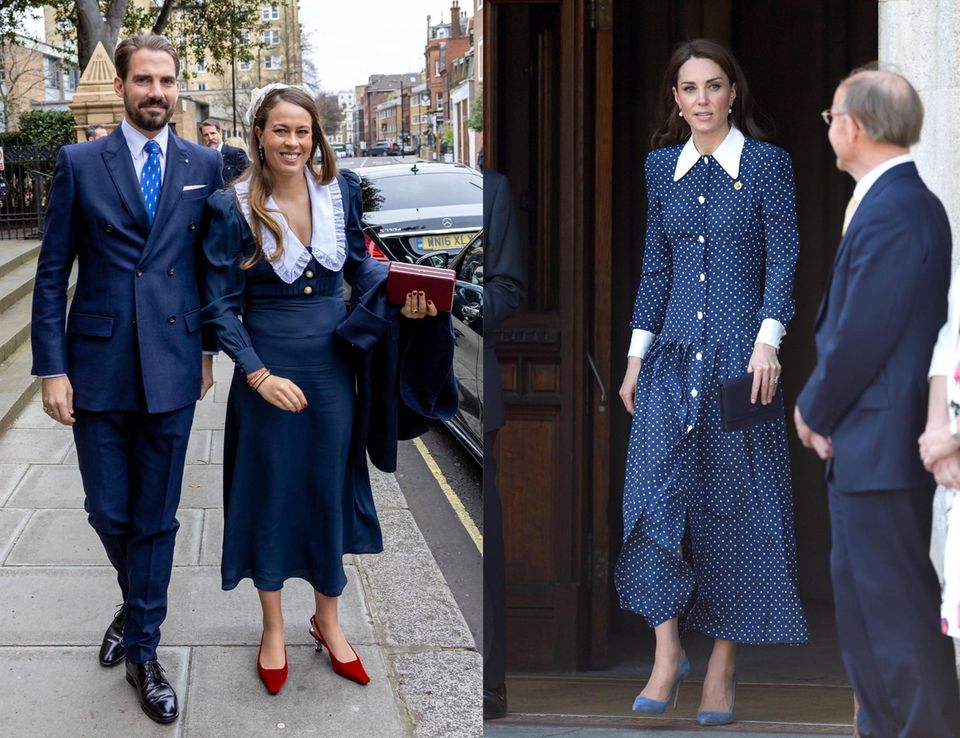 Princess Nina of Greece and Catherine, Princess of Wales do not have the same taste in fashion when it comes to designers. 