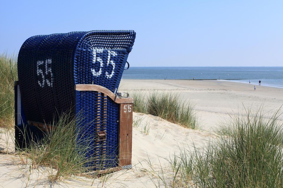 Wanderlust: beach chair on Borkum.