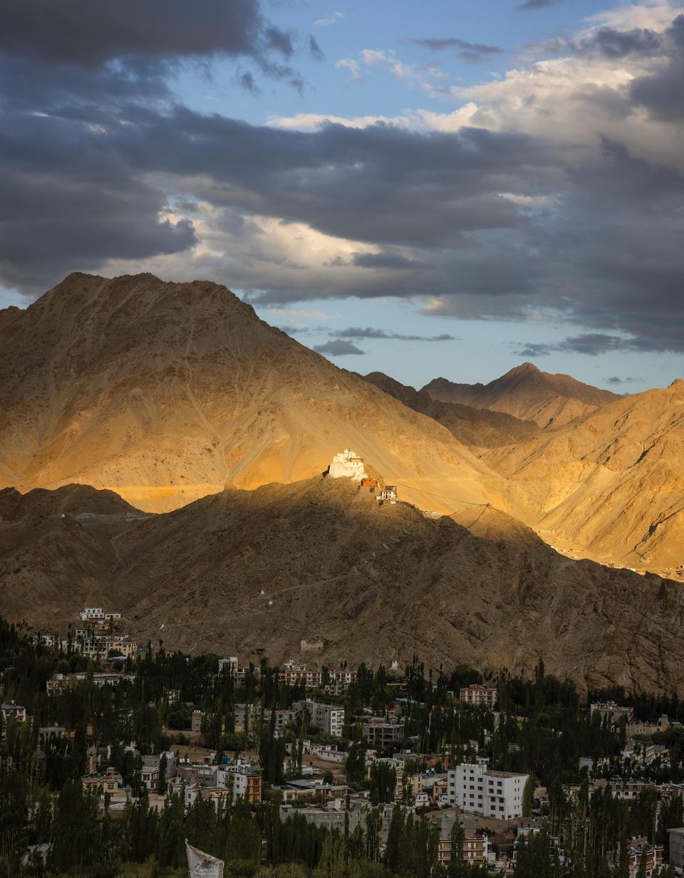 Ladakh: Leh bei Sonnenuntergang