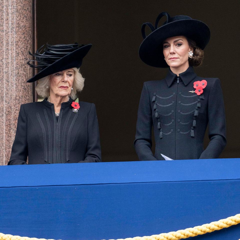 Queen Camilla and Catherine, Princess of Wales