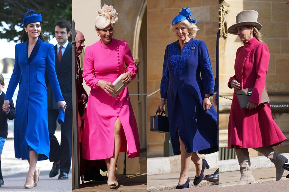 Kate, Zara, Camilla and Sophie shined in rich, bright colors at the Easter service 2023. 