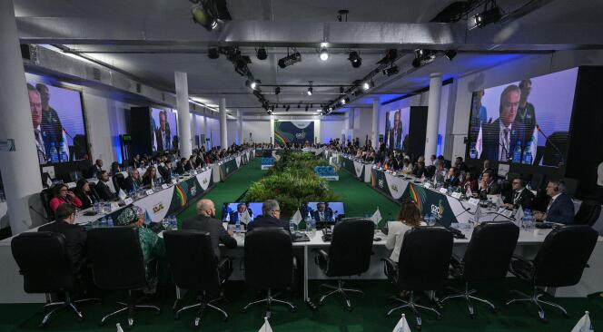 During the G20 Finances, in Sao Paulo, Brazil, February 29, 2024.