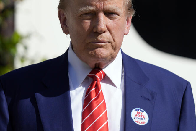 Donald Trump in Palm Beach (Florida), March 19, 2024.