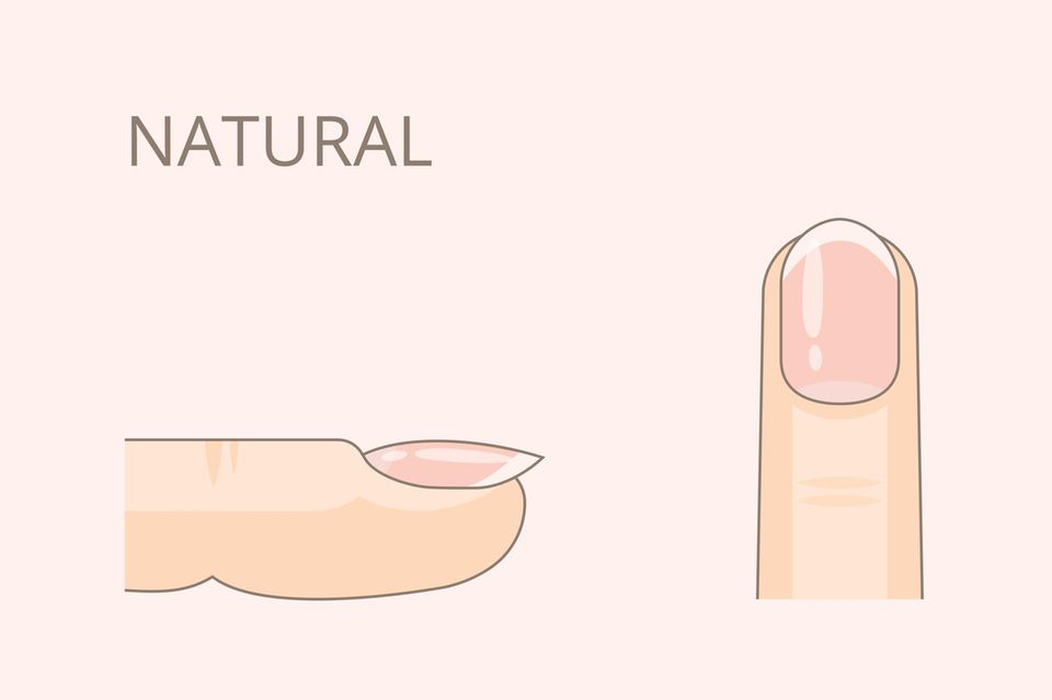 Nail shapes: Natural