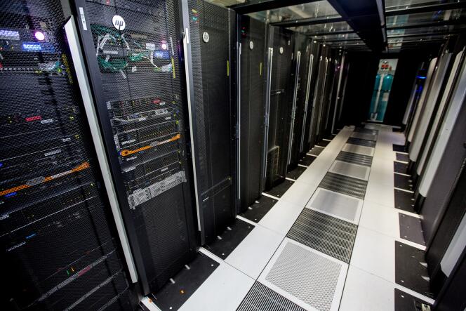 The Météo France supercomputer, in Toulouse, June 2, 2021.