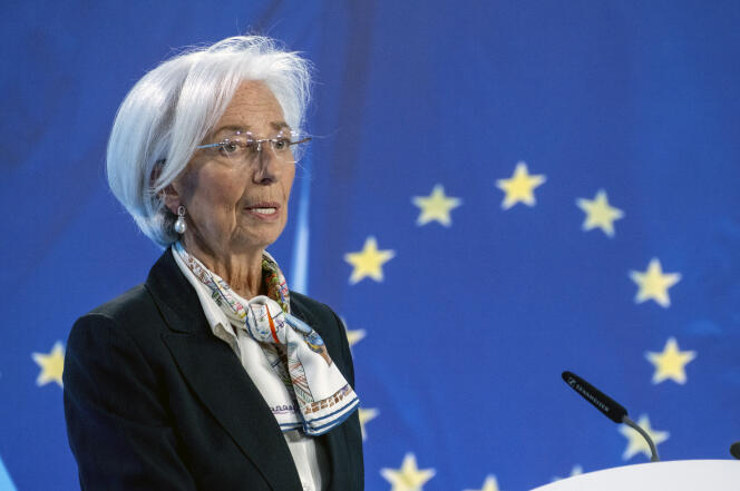 European Central Bank President Christine Lagarde after a meeting of the ECB Governing Council, in Frankfurt, Germany, Thursday March 7, 2024.