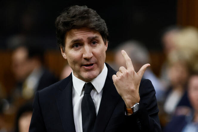Canadian Prime Minister Justin Trudeau in Ottawa on March 19, 2024.