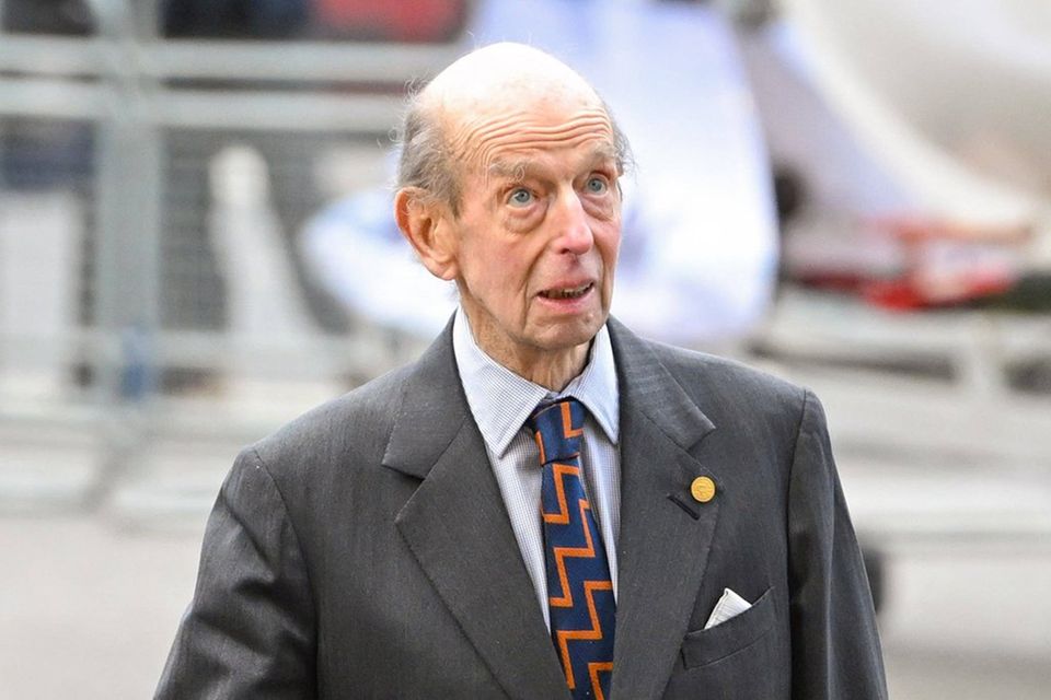 Edward, the Duke of Kent, appearing in March 2024.