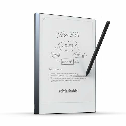 Image of reMarkable 2 - New Generation Paper Tablet (+ Marker Plus with Eraser) Take Notes on a Screen That Looks Like Paper;  Convert them to Text;  Access your Notes on All Devices