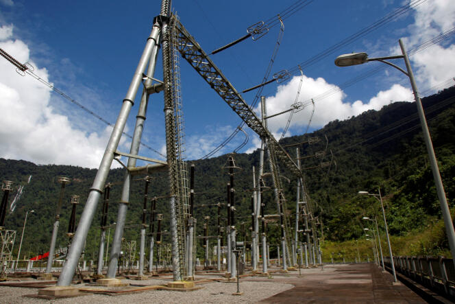   View of the facilities of the Ecuadorian Coca Codo Sinclair hydroelectric plant in Napo, Ecuador, June 1, 2018.