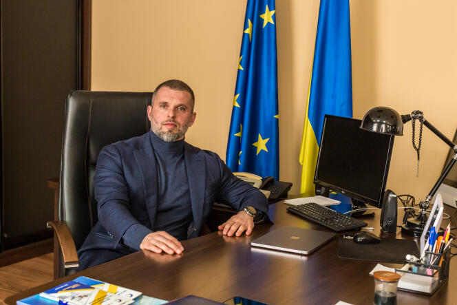 Matvi Bidny, Ukrainian sports minister, in kyiv, November 27, 2023. 