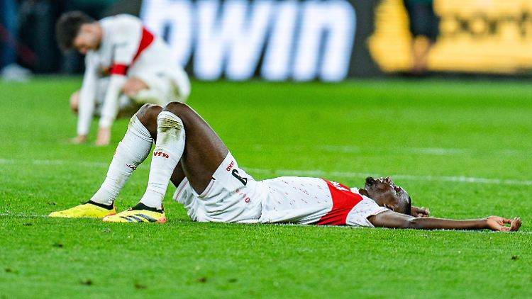 After the final whistle, Guirassy was only one thing: flat.