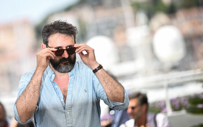 Quentin Dupieux during the 75th edition of the Cannes Film Festival, for the film “Smoking Makes You Cough”, in Cannes, May 21, 2022.