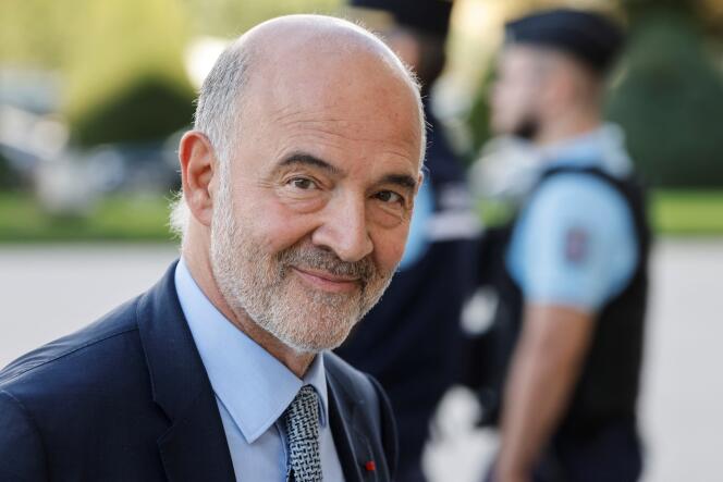 The president of the Court of Auditors, Pierre Moscovici, in Paris, October 3, 2023.